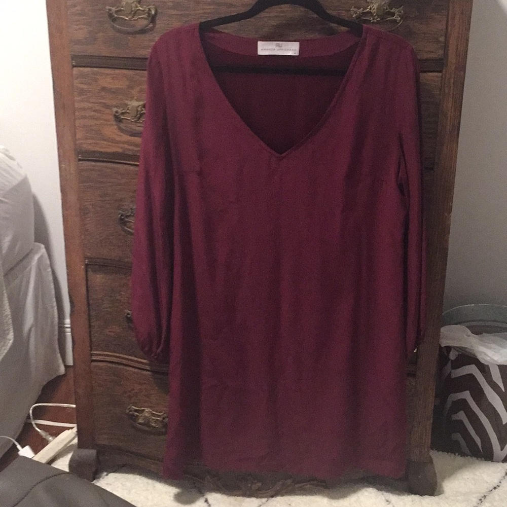 Maroon Amanda uprichard shift dress